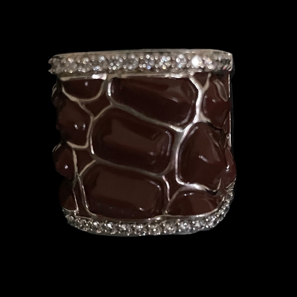 Belle Etoile 925 and Enamel Ring SZ 8